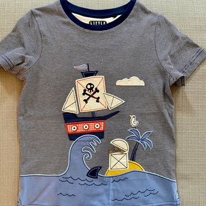 Boys pirate theme tee
